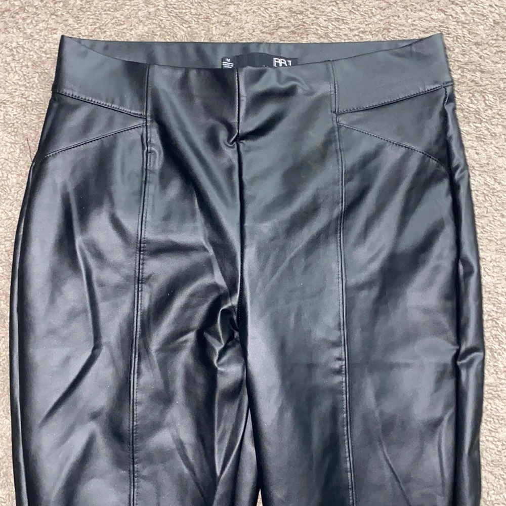 Leather jeans